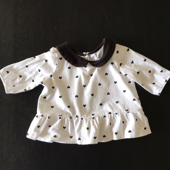 peter pan collar children's top